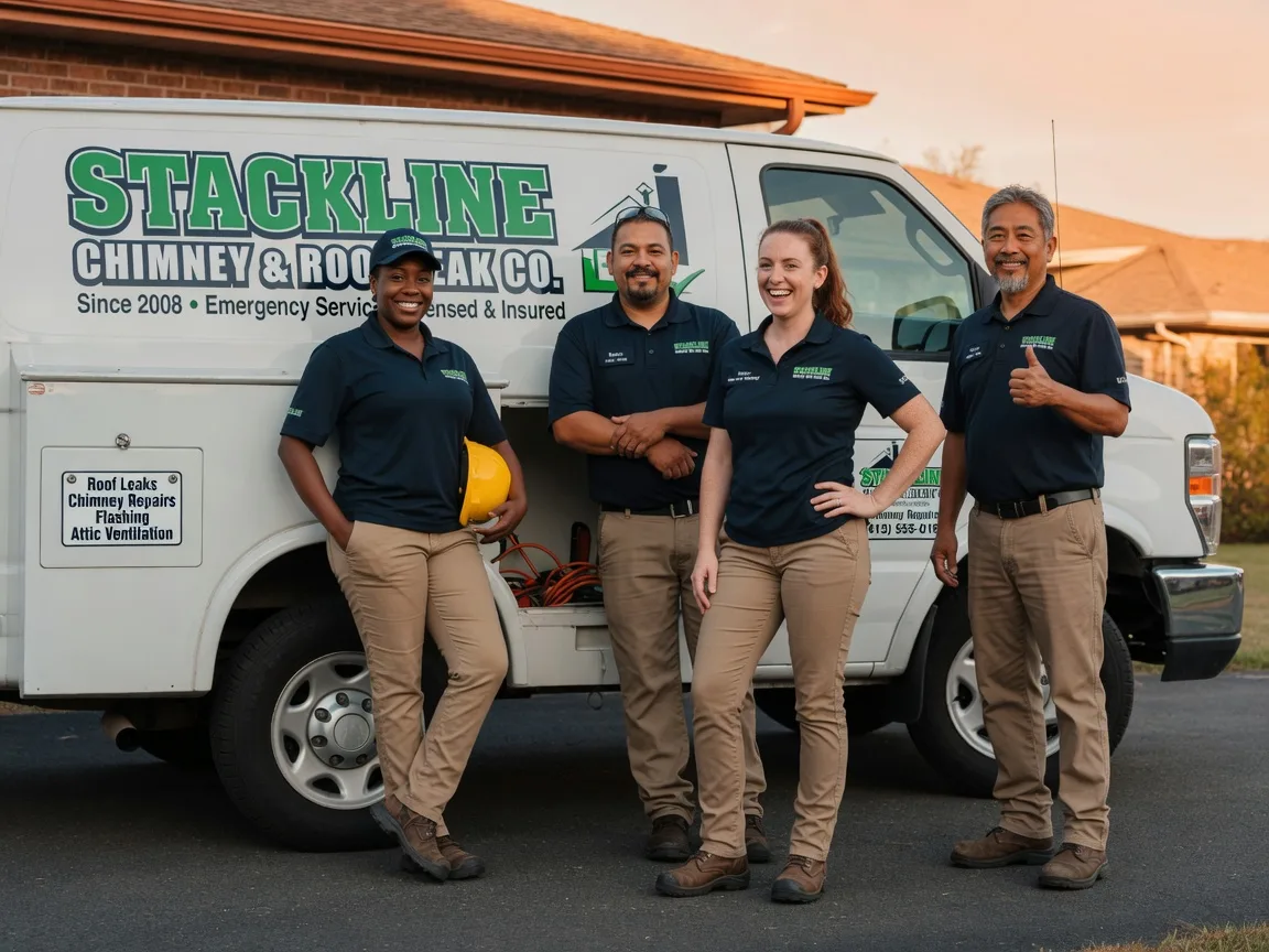 Chimney flashing repair company in Janesville, CA